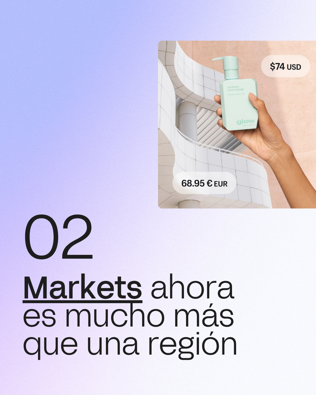 Con la nuova configurazione Nuovi mercati, i cataloghi sono più adatti a ciascun mercato.